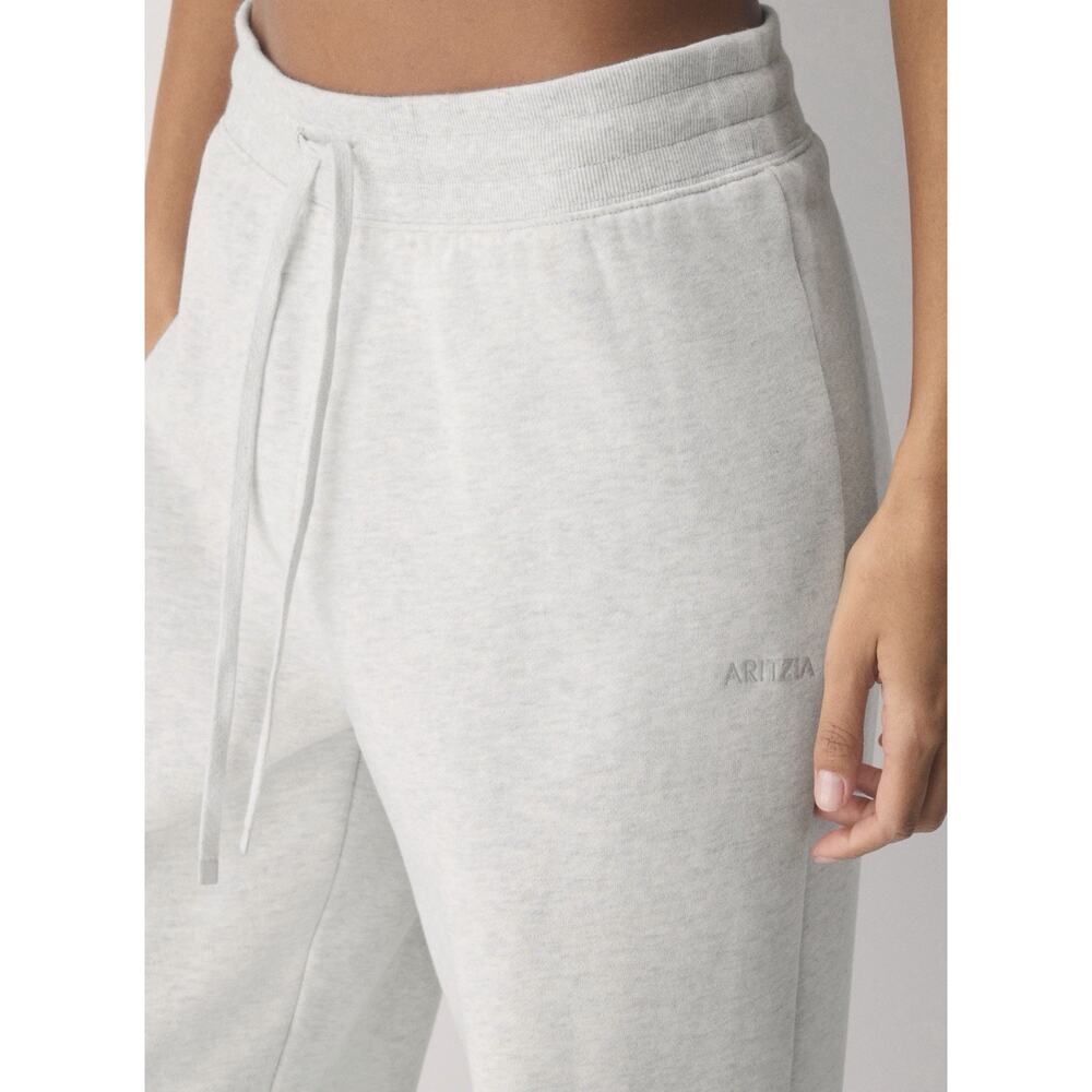 NWT Aritzia Gray Women's Sweatpants Solid Drawstring Waist Regular Size S